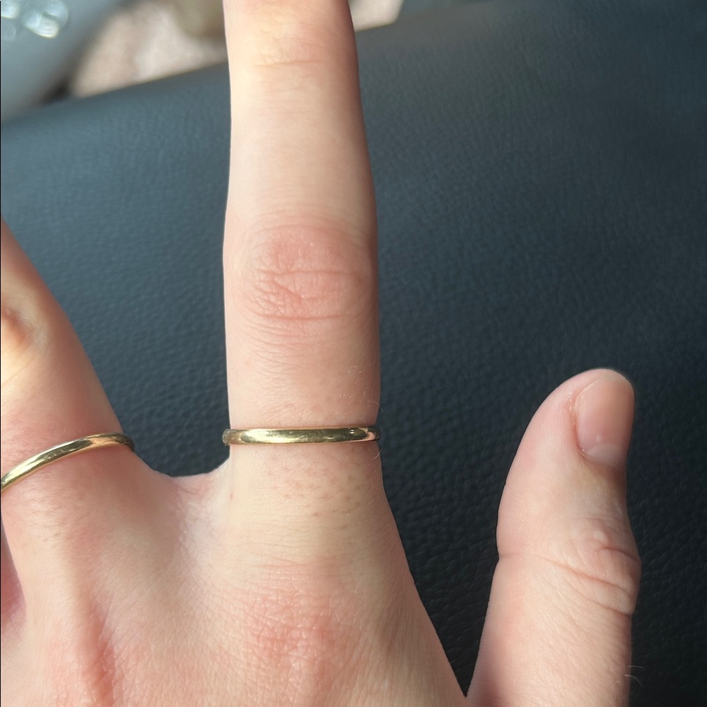 14k Solid Gold Size 9 Band